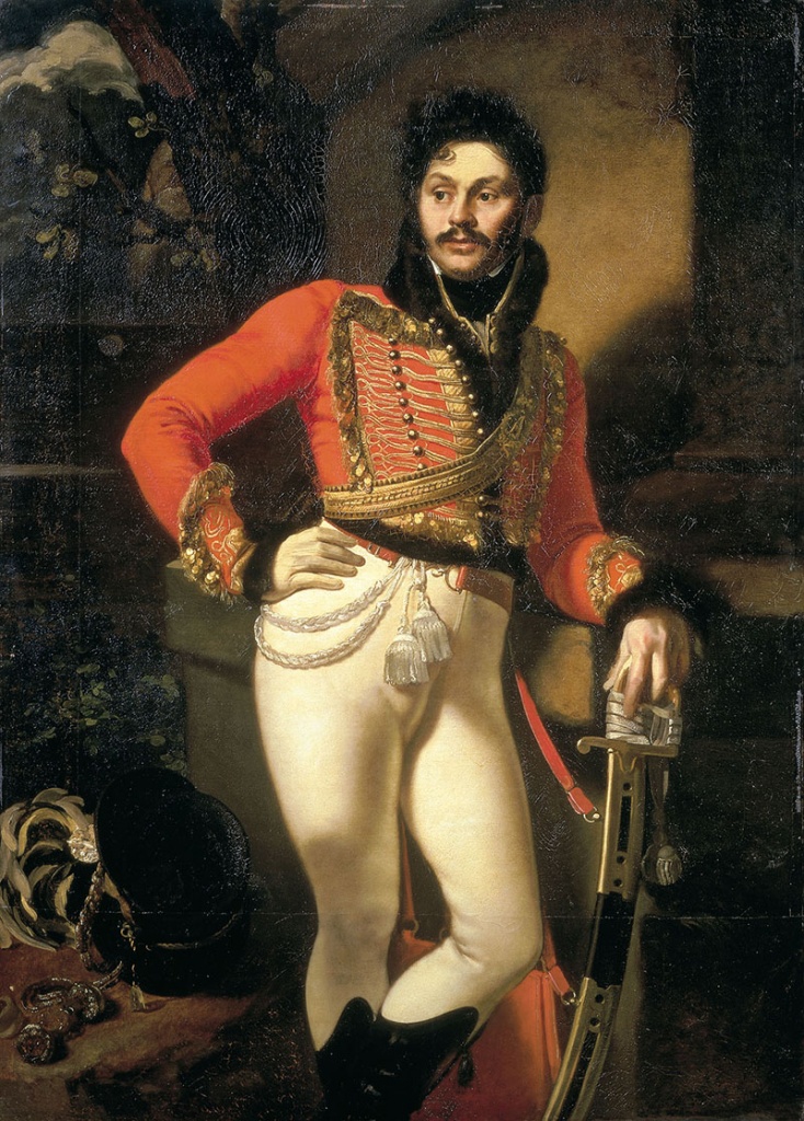 Портрет лейб-гусарского полковника Е.В.Давыдова. 1809.jpg