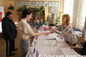 Президентские выборы в Огаревке Щекинского района