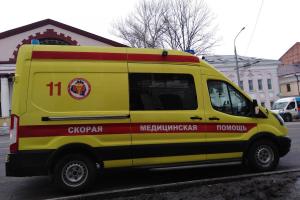 В Туле на улице Кутузова скорая помощь попала в ДТП.