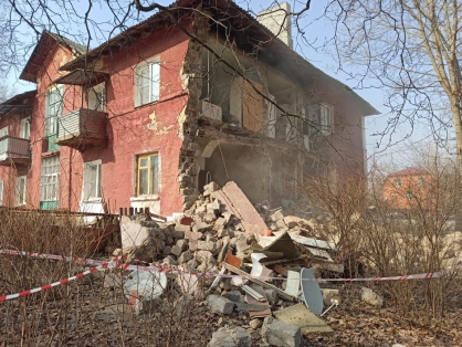 В Киреевске в доме на ул. Октябрьской произошло повторное обрушение