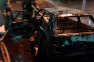Ночью в Туле дотла сгорел автомобиль .