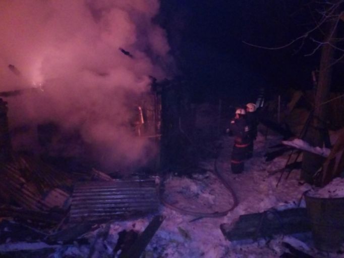 В Новомосковске во время пожара пострадал человек 
