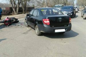 Мотоциклист пострадал в ДТП в Донском.