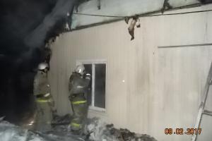 В Киреевском районе ночью горел дом .