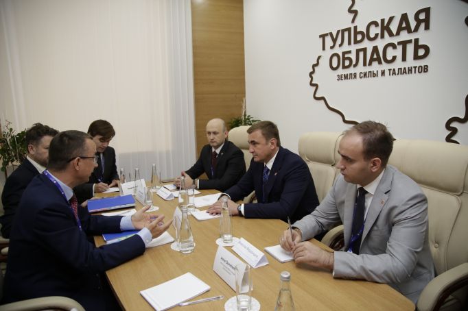Алексей Дюмин встретился с президентом «Балтики»