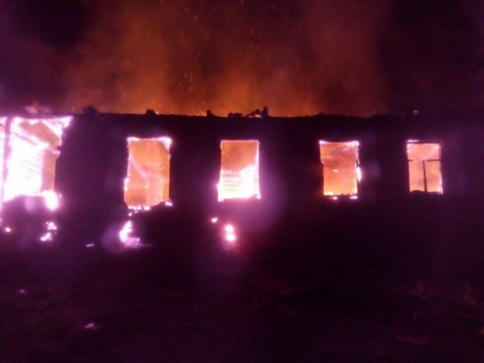 В Богородицком районе сгорел дом, есть пострадавший