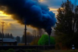 Предприятие, травившее Новомосковск дымом, привлекли к ответственности.
