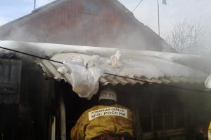 В Богородицком районе за 4 минуты почти полностью сгорел дом.