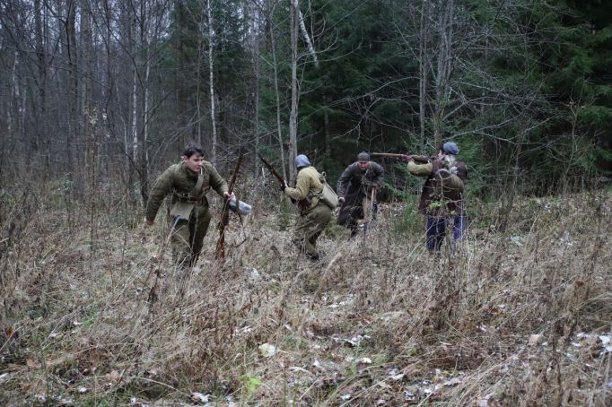 В Чернском районе на местах боев обнаружены останки 2 красноармейцев