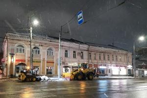 Более 2 тысяч кубометров снега вывезли за сутки с улиц Тулы.