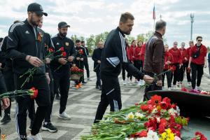 Тульский «Арсенал» почтил память участников Великой Отечественной войны.