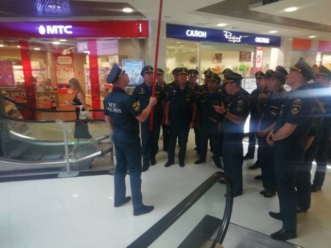 Торговые центры Тулы проверяют инспекторы пожарного надзора