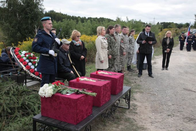 Стечение обстоятельств: в Туле перезахоронили останки расстрелянных в 1941 жителей деревни Колодезное