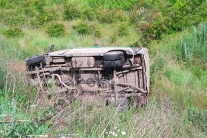 В Тульской области пьяный водитель фургона не справился с управлением и вылетел в кювет .