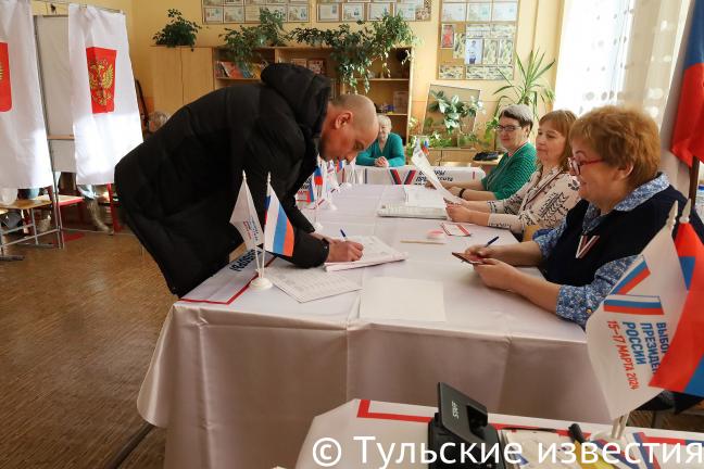 Президентские выборы в Огаревке Щекинского района.
