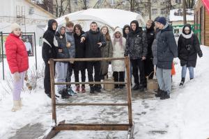В преддверии Масленицы юные спортсмены из ДНР посетили мероприятия в «Добродее» .