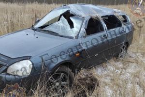 В Заокском районе в ДТП пострадала 72-летняя пассажирка Lada.