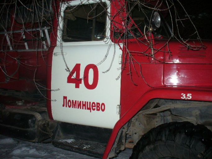 В Щекинском районе вечером сгорела баня