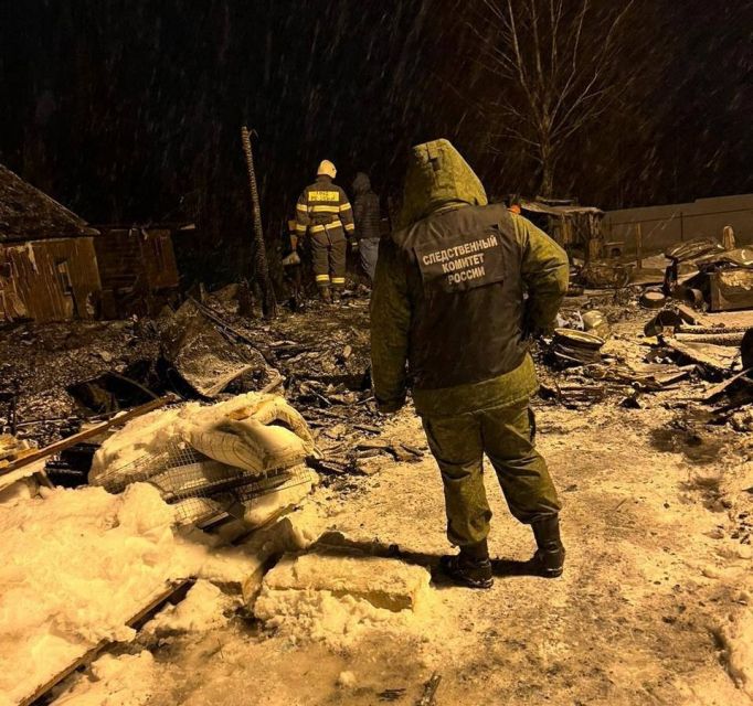 В Киреевском районе 4 человека сгорели заживо: среди них двое детей