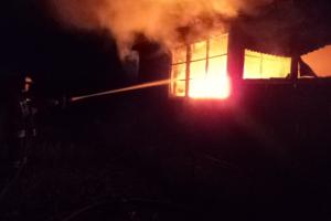 В Алексинском районе при пожаре погиб 52-летний мужчина .