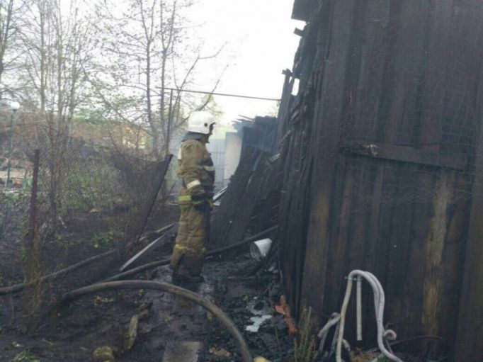 В Заокском районе не спасли строительный вагончик