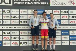 Тульская велосипедистка взяла бронзу на первенстве мира в Колумбии.