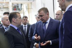 Дмитрий Медведев посетил тульские оборонные предприятия.