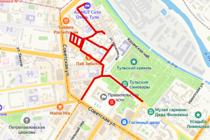 18 марта в Туле на ул. Менделеевской ограничат движение и стоянку транспорта.