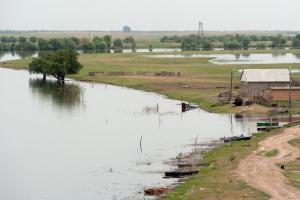 Паводок в Тульской области отступает.