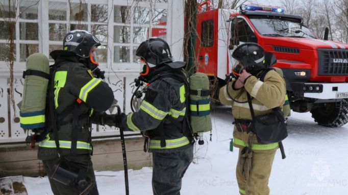 Условный пожар потушили в Доме Л. Н. Толстого