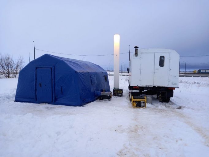 Два пункта обогрева из-за сильных морозов открыты на трассах в Тульской области