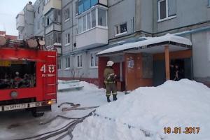 В Киреевском районе из-за короткого замыкания едва не сгорела квартира .