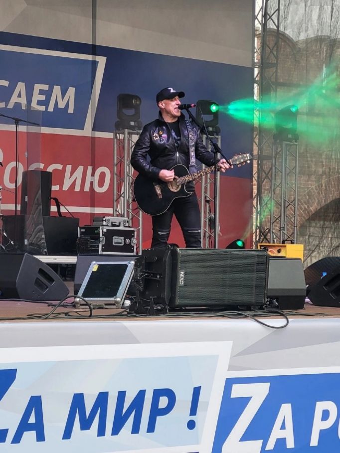 Денис Майданов выступил на патриотической акции в Тульском кремле
