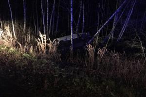 В Щекинском районе молодой водитель врезался в дерево, есть пострадавшие    .