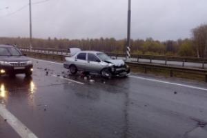 В Ясногорском районе столкнулись два автомобиля "Киа".