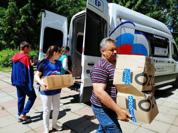 В ПВР Суворовского района доставили гуманитарную помощь для переселенцев из ЛДНР