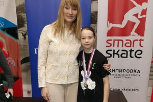Тулячка Ксения Ухова успешно выступила на Всероссийских соревнованиях по конькобежному спорту.