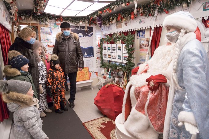 Поезд Деда Мороза прибыл в Тулу
