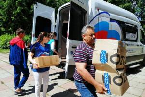 В ПВР Суворовского района доставили гуманитарную помощь для переселенцев из ЛДНР.