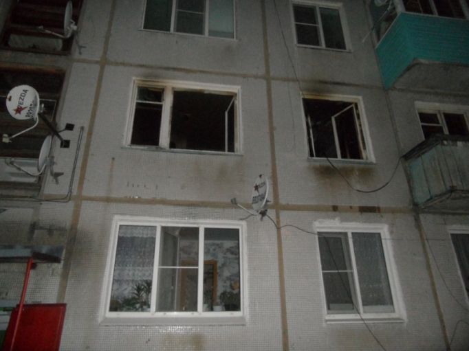 В поселке под Тулой выгорела квартира, есть пострадавшие