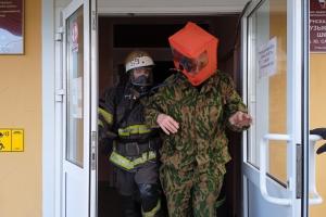 В Чернском районе прошли пожарно-тактические учения.