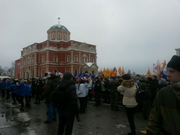 В Туле проходит митинг-концерт «Россия в моем сердце»
