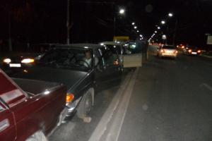 Шесть автомобилей столкнулись накануне вечером в центре Тулы.