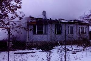 В Ясногорском районе жилой дом остался из-за пожара без кровли.