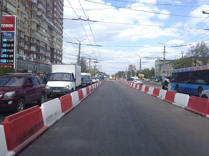 Движение по отремонтированному участку на пр-те Ленина в Туле откроют к воскресенью