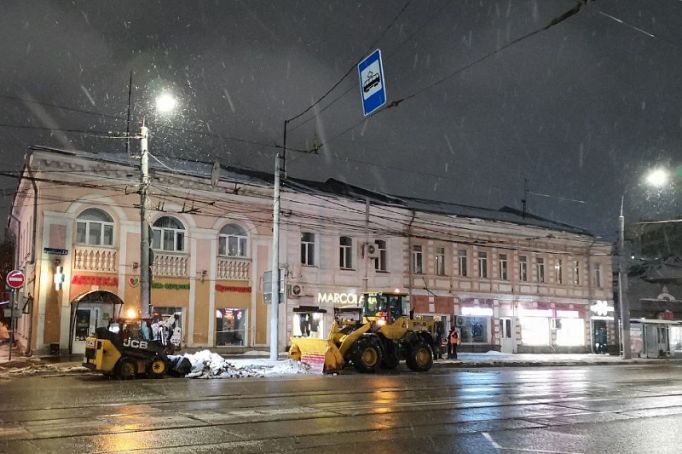 Более 2 тысяч кубометров снега вывезли за сутки с улиц Тулы