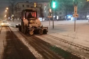 Почти 2 тысячи кубометров снега в выходные вывезли с улиц Тулы.