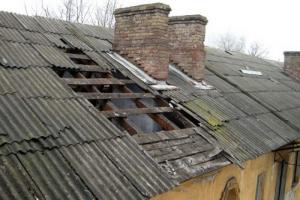 Двое злоумышленников проломили крышу сарая и вынесли из него имущество .