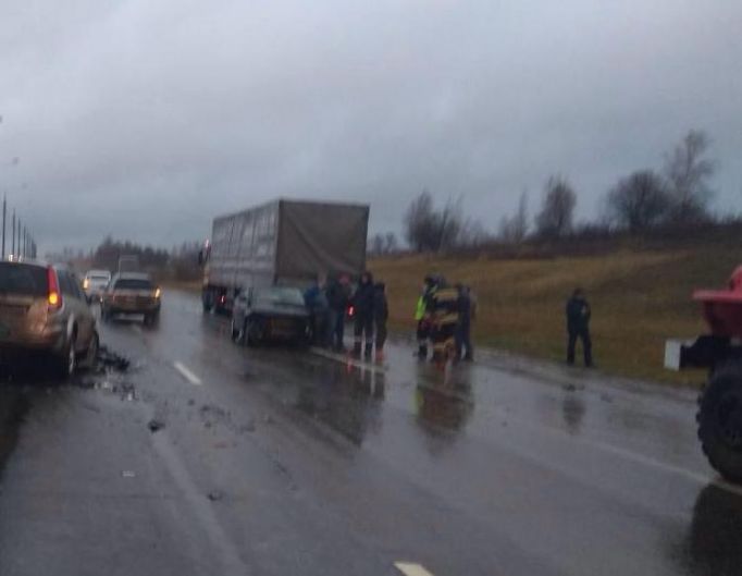 В Ясногорском районе столкнулись пять автомобилей