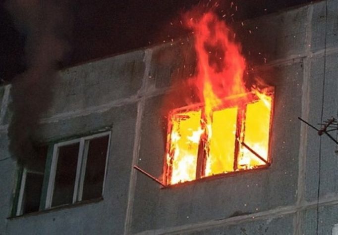 В Туле на Советской сгорела квартира
